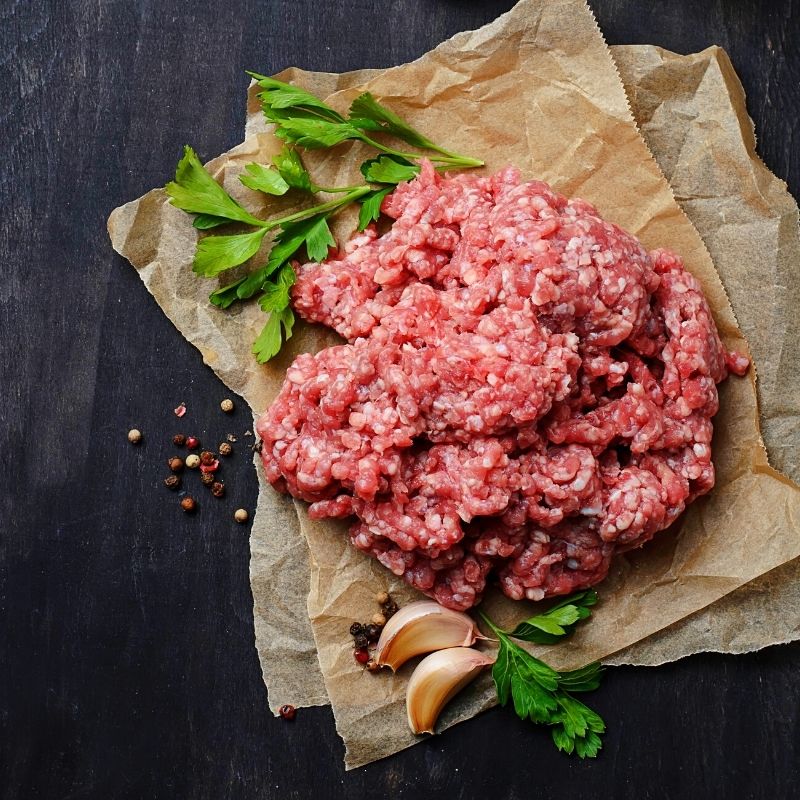 Varkensgehakt gekruid met salie en tijm van De Herkomst, 250 g